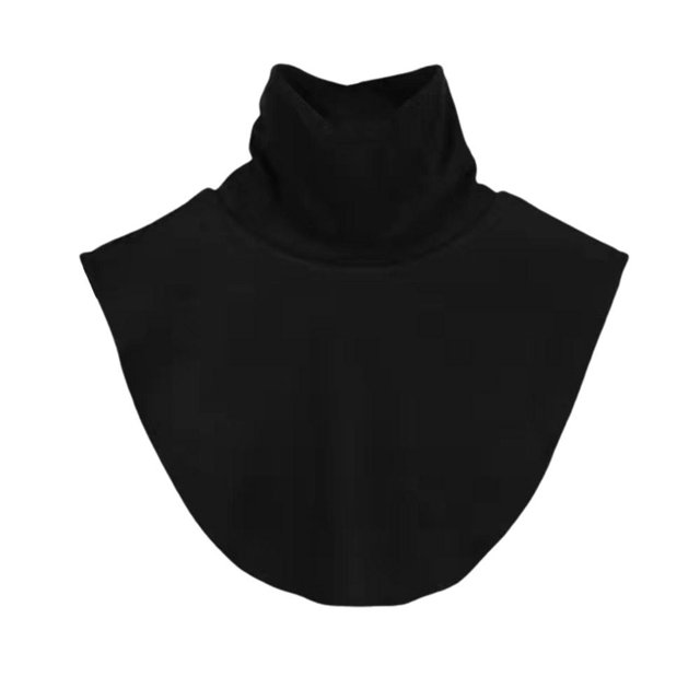 Couvre-col Montant en Modal Faux Col Ramadan Couvre-Hijab Col Roulé Chaud D4C9