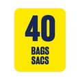 thumbnail image 3 of Great Value Double Zipper Freezer Bag, Medium, 40 Bags, 3 of 4