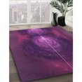 thumbnail image 3 of Ahgly Tapis Rectangulaire Lavable en Machine Intérieur Transitionnel Orchidée Violet, 3 Pieds x 5 Pieds, 3 of 7