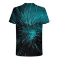thumbnail image 4 of Chemises à Manches Courtes pour Hommes Nouvelle Mode T-Shirt 3D Impression Faisceau Ciel Manches Courtes Col Rond T-Shirt Décontracté Haut de Sport Blouses Chemises Hommes Manches Courtes, 4 of 5