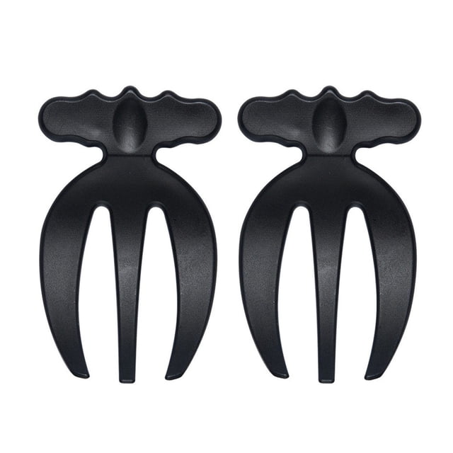 Food Blender A Set Of 2 Plastic Servers For Hands Perfect For Mixing And Serving Pasta And More,Black Kitchen Food Blender