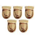 thumbnail image 2 of Tuck Lock Clasp  Purse Buckle Fasteners Wallet Buckle Purse Metal Clasp Locks for DIY Craft Wallets Bag Handbags Making 5Pcs Aureate, 2 of 8