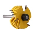 thumbnail image 3 of Graflsoa Ensemble de Découpe-Fente Réglable avec 6 Lames Interchangeables, Tige de 8mm, Matériau en Alliage pour Projets de Menuiserie, Kit d'Outils de Rainage DIY, 3 of 6