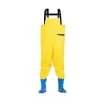 thumbnail image 5 of Splihome Kids Waders with Boots Youth Rain Trousers Waders For Teenagers For Fishing pink, 5 of 5