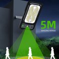 thumbnail image 4 of Boovnll Solar Wall Lights Black ABS IP65 Waterproof Motion Sensor Remote Control Outdoor, 4 of 9
