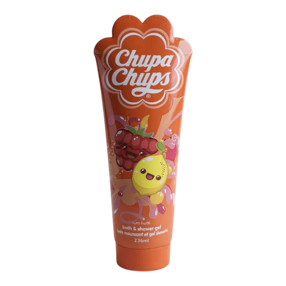 Chupa Chups Bath & Shower Gel, Tutti Frutti Scent, 236ml, Orange