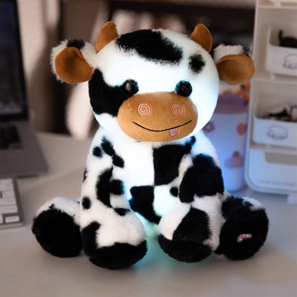 UsRHHA Glowing Cow Doll ToysCalf, Stuffed Animal with Light Up Feature, Plush ToysGift for Kids