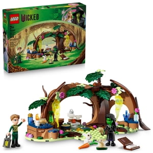 LEGO Wicked Elphaba’s Retreat Building Toy - Elphaba & Fiyero Toy Figures and Playset with Forest Friends - Pretend Play Building Blocks for Kids, Ages 7+ - Wicked Gift for Girls & Boys - 75687