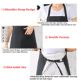 thumbnail image 4 of CHUANK Tablier de Travail Cuisine Taille Suspendue Cou, 4 of 4