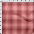 thumbnail image 3 of oneOone Georgette Viscose Fabric Gingham Check Print Fabric BTY 42 Inch Wide, 3 of 4