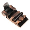 thumbnail image 3 of Esquirla Ratchet Alloy Belt Buckle Replacements Rectangle Automatic Slide Buckle DIY Copper, 3 of 7