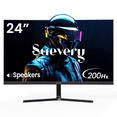 thumbnail image 1 of Suevery 24" 200Hz Gaming Monitor, FHD Computer Monitor, Built-in Speakers, 120% sRGB, FreeSync, Black, 1 of 8