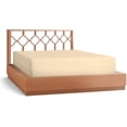 thumbnail image 1 of 1200 Thread Count 100% Egyptian Cotton 3-Piece Fitted Sheet ( 1 Fitted Sheet + 2 Pillow Covers) 18 Inches Deep Pocket Size Solid Pattern, 1 of 4