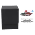 thumbnail image 4 of 100 Card Holder Box with PU Leather, Scratch , Wearproof,  Closure, Suitable for Tabletop Storage, Ideal Gift for Collectors, 4 of 8