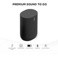 thumbnail image 4 of Sonos Move Haut-Parleur Intelligent Portable Wi-Fi et Bluetooth - Noir, 4 of 6