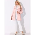 thumbnail image 3 of INSPIRE CHIC Manteau Trench Long Classique d'Hiver pour Femme à Col Montant avec Ceinture à Nouer, 3 of 7