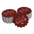 thumbnail image 1 of Inkdotpot Made With Love Text Bottle Tag Real Rose Gold Foil Favor Hang Tags 100 Pack, 1 of 6