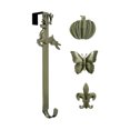 thumbnail image 1 of Haute Decor Support de Couronne Ajustable avec Icône de Renne et Plus, Laiton, 1 of 8