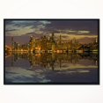 thumbnail image 4 of Design Art San Francisco at Sunset Panorama Framed Canvas Art Print, 4 of 5