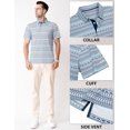 thumbnail image 4 of Polos de Golf pour Hommes à Manches Courtes, Évacuation de l'Humidité, Coupe Sèche, Motifs Imprimés, Polo de Performance à Col, Polos de Golf pour Hommes, 4 of 6