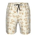 thumbnail image 3 of Sikiie Shorts de Plage pour Hommes Imprimé Cochons Amusants, Shorts à Séchage Rapide Haute Élasticité - avec Cordon et Poches Antidérapantes, Adaptés pour Plage, Sports, Vacances-Moyen, 3 of 6