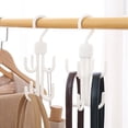 thumbnail image 4 of A Double Layer Rotating Hook Multi Functional Bag Scarf Hanger Home Wardrobe Tie Rack Scarf Belt Storage Rack, 4 of 5
