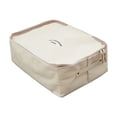 thumbnail image 3 of Feltree Canvas Cotton Large Storage Bag for Bedding Sheets Blankets Winter Clothes Storage Bag, 3 of 8