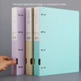 thumbnail image 4 of A4 Binder D-Type Punch Folder Office Storage File Ring Test Paper Data Storage Folder 4 Hole Binder Learning Supplies, 4 of 7