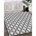 thumbnail image 3 of Ahgly Company Tapis Rond Lavable en Machine Intérieur Transitionnel Gris Cendré, 5 Pieds Rond, 3 of 7