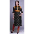 thumbnail image 2 of Bimba Kurta Imprimée Tunique Droite Hauts Femmes Tenue d'Été Kurti pour Dames, 2 of 5