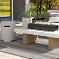 thumbnail image 4 of Costway 30" Tabletop Propane Fire Pit with Wind Guard Glass Rocks Stainless Steel Burner, 4 of 10
