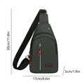 thumbnail image 3 of Ovzne Fashionable Embroidery Diamond Shoulder Crossbody Bag Large Capacity Watertight Backpack With Data Hole On Clearance, 3 of 6