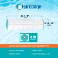 thumbnail image 3 of Hurricane HF8418-01 Advanced Pool and Spa Filter Cartridge Replacement, White, 3 of 7