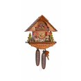 thumbnail image 1 of Cuckoo Clock Black Forest house with moving beer drinker KA 862 EX, 1 of 1