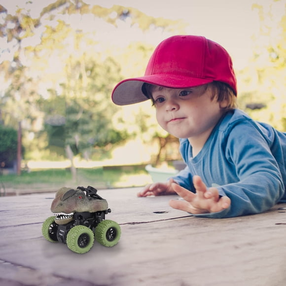 tumgatte Voiture Dinosaure à Rétrofriction - 3 Voitures Dinosaures Réalistes à Rétrofriction Jouets pour Cadeaux de Noël pour Enfants Garçons et Filles 3+ Économies d'Été