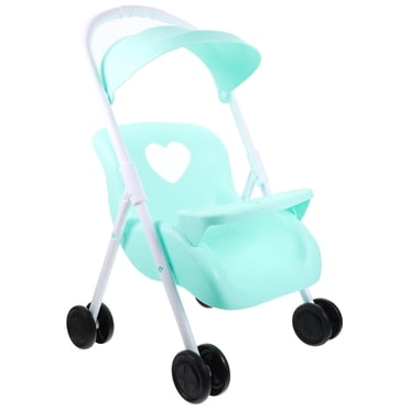 Poussette Petite de Simulation Poussette Poupée Jouet pour Enfants Drôle Jeu de Rôle Poussette Jouet