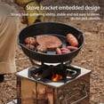 thumbnail image 4 of Xingzhi Réchaud de Camping Extérieur Barbecue Brûleur de Cuisson Équipement en Acier Inoxydable Randonnée Voyage Escalade, 4 of 6