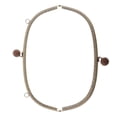 thumbnail image 4 of simhoa 24.5cm Metal Arch Frame Kiss Clasp Lock Bead Head for DIY Handbag Purse Coin Bag Coffee, 4 of 8