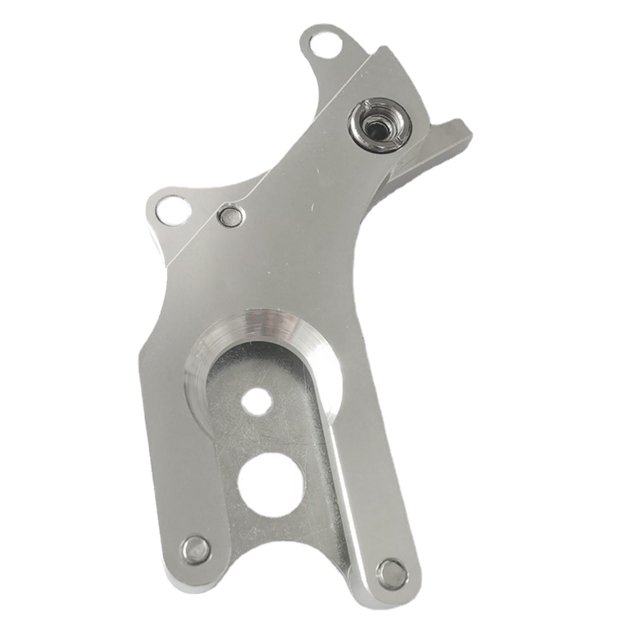 Support de Frein à Disque Réglable Modification Vélo de Montagne Cadre Arrière en Alliage d'Aluminium Durable Adaptateur de Frein Convertisseur pour Cyclisme