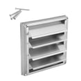 thumbnail image 4 of veasfak Dryer Vent Cover Air Cover Rainproof Windproof Sturdy Multifunction Professional 10cm, 4 of 9