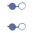 thumbnail image 3 of Wweixi Plastic Car Washer Bottle Cap Reservoir Lid Removable Precision Compact Cover Accessories Replacement for 206/207 1Pc 2Set, 3 of 6