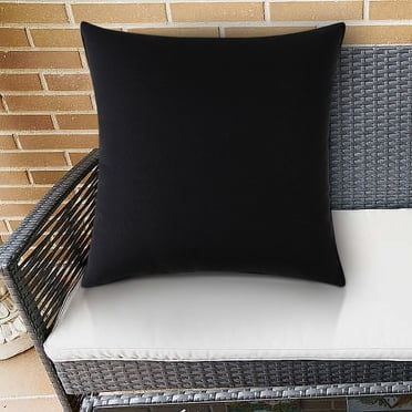 Roiihwy Outdoor Throw Pillow Covers, Decorative Square Waterproof Pillow, Patio Furniture Set Summer Cushion Cases Outside Decor for Couch Garden Bench Porch(19.69x19.69in)