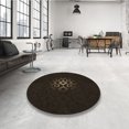 thumbnail image 4 of Ahgly Company Tapis Rectangulaire Lavable en Machine Intérieur Transitionnel Marron Chocolat, 7 Pieds x 9 Pieds, 4 of 7