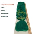 thumbnail image 3 of Lush Hair Wow Braids, Braiding Hair Extensions African Kinky, 82" Uncut Synthetic Fiber for Variety of Lengths, 100% Kanekalon, Soft & Shiny, Ready for Hot Water Use, 230g, 3 of 16