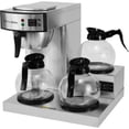 thumbnail image 1 of Coffee Pro CFPCPRLG 2.32 qt. 3-Burner Commercial Coffee Brewer, Silver, 1 of 1