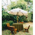 thumbnail image 2 of Nappe ronde d'intérieur/extérieur de Vargottam Nappe ronde de 58 pouces avec le parapluie, nappes imperméables zippées de patio, couvertures de table de printemps/été pour la table circulaire/BBQs/Picnic-Olive Green, 2 of 7