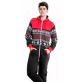 thumbnail image 1 of Mens Fashion Adult Jumpsuit One Piece Non Footed Pajamas, 1 of 2