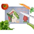 thumbnail image 2 of Carolines Treasures BB2773LCB Dog House Collection Lowchen Glass Cutting Board, Large, 2 of 2