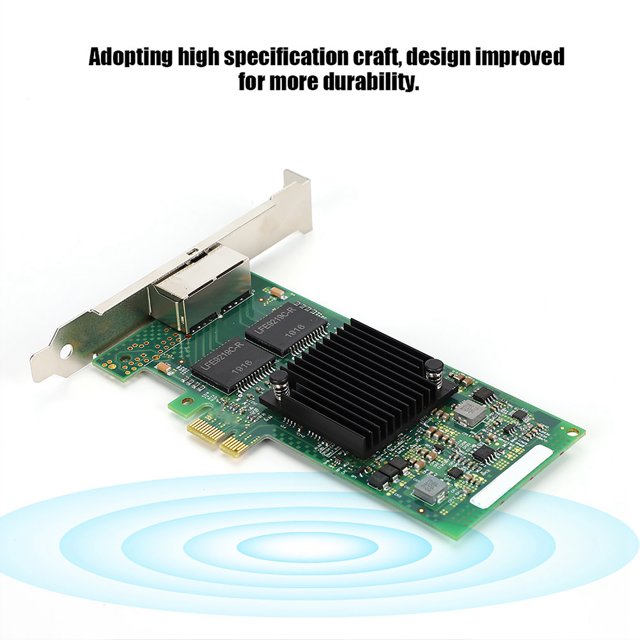 Gigabi Carte Tnetwork, pour Intel I350-T2V2 i350AM2 Carte Réseau PCIE Carte Réseau Installation Facile