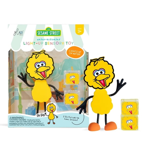 Glo Pals Sesame Street Light-Up Bath Toy - Big Bird